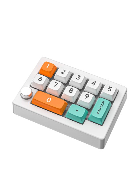 HotSwap Mechanical Wireless Numeric Keypad-RGB-White