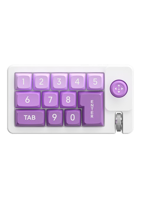 K810 Mechanical Wireless Numeric Keypad-RGB-Pink-purple