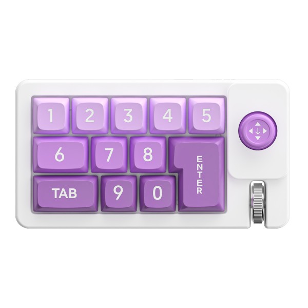 K810 Mechanical Wireless Numeric Keypad-RGB-Pink-purple