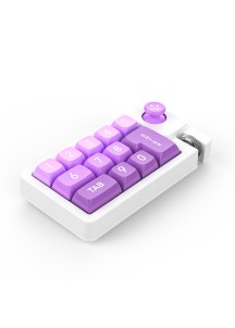 K810 Mechanical Wireless Numeric Keypad-RGB-Pink-purple