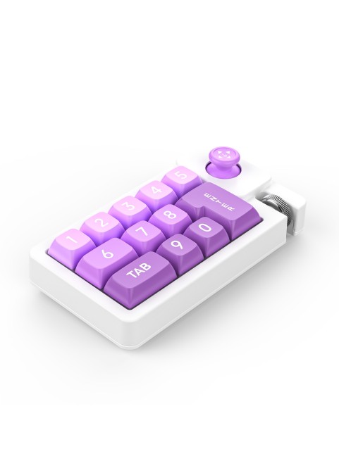 K810 Mechanical Wireless Numeric Keypad-RGB-Pink-purple