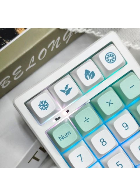 21-Key Hot-Swappable Wireless Numpad with RGB | Bluetooth / 2.4G / Wired-Mint