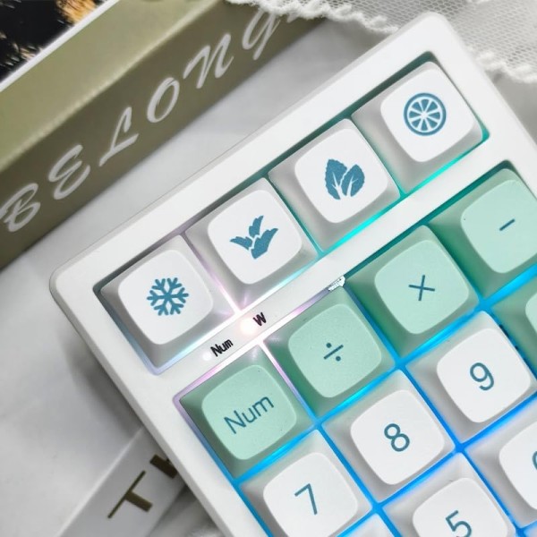 21-Key Hot-Swappable Wireless Numpad with RGB | Bluetooth / 2.4G / Wired-Mint
