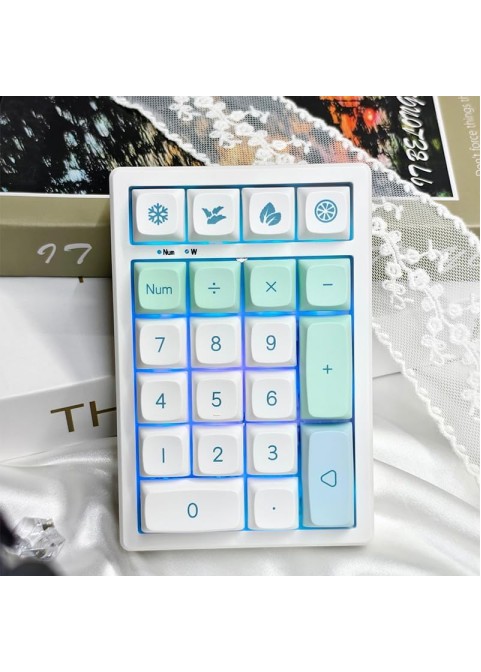 21-Key Hot-Swappable Wireless Numpad with RGB | Bluetooth / 2.4G / Wired-Mint