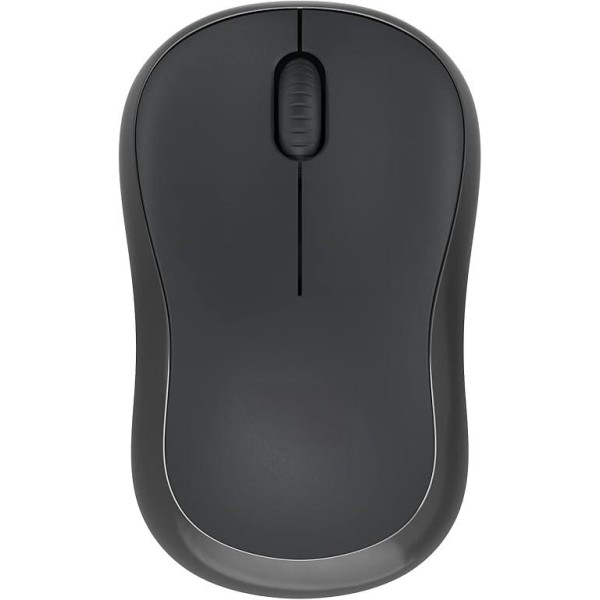 Wireless Mouse, 2.4GHz with USB Mini Receiver- Graphite