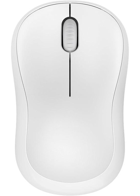 Wireless Mouse, 2.4GHz with USB Mini Receiver- Off White