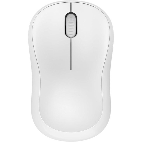 Wireless Mouse, 2.4GHz with USB Mini Receiver- Off White