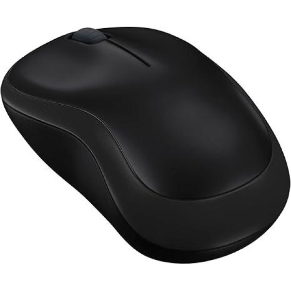 Wireless Mouse, 2.4GHz with USB Mini Receiver- Black