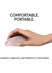 Wireless Mouse, 2.4GHz with USB Mini Receiver- Rose